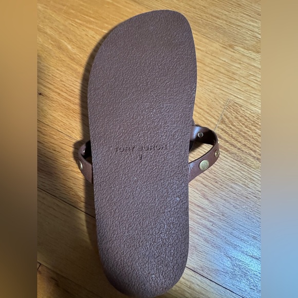 EUC-Tory Burch- Brown, Miller Cloud Coin Thong Sandals. Women’s Size 9 - Picture 8 of 10